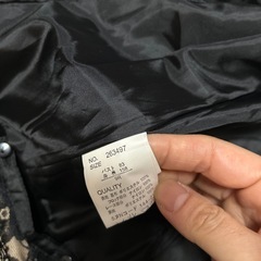 黒 コーデュロイ テーラードジャケットの画像