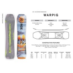 WARPIG RIDE 151 ワーピグ ライド パウダーボード スノーボードの画像