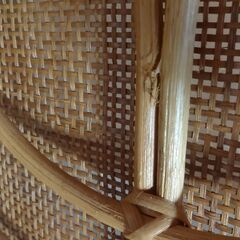 籐（ラタン）⓻ ３連衝立【引取限定】の画像