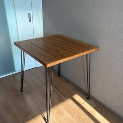 LOWYA 天然木ダイニングテーブル　ほぼ新品の画像