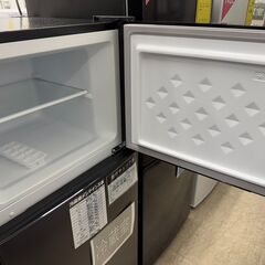 J3453 【リユースのサカイ柏店】　MAXZEN　マクスゼン　 2ドア冷蔵庫　右開き　JR118MK01GM　　2021年製　クリーニング済み　の画像