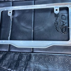 ギャルソン ナンバーフレームの画像