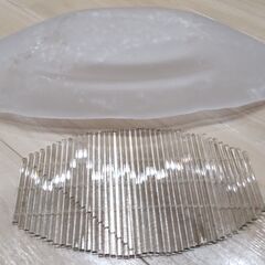 ガラス製麺鉢（ガラス製のすのこ付き）の画像