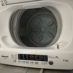 ハイセンス洗濯機5キロの画像