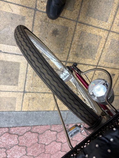 配達可能　美品　ママチャリ　オートライト　24インチ