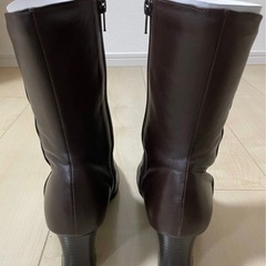 美品 ブーツ 卑弥呼 23.5 濃茶の画像