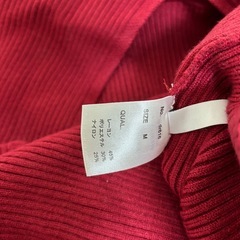 GRL グレイル　オフショル　ニット　レッドの画像