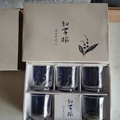 切子グラス・・・旧佐々木硝子　冷茶セットの画像