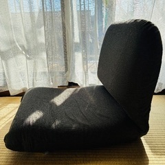 美品⭐︎Yamazaki（ヤマザキ）座椅子 グレー／2025購入／数回使用の画像