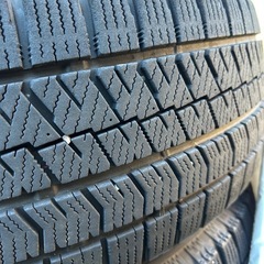 215/65R16 ブリヂストン VRX2 スタッドレス ホイール付き 4本／2シーズン使用／引取限定の画像