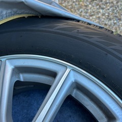 215/65R16 ブリヂストン VRX2 スタッドレス ホイール付き 4本／2シーズン使用／引取限定の画像