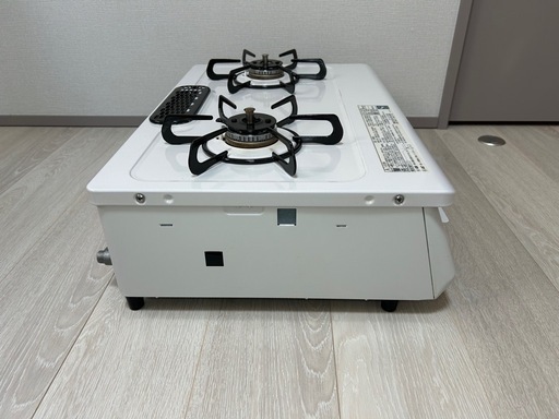 パロマ ガスコンロ 都市ガス PA-46H-L ナチュラルホワイト 59cm