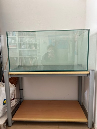 水槽　90×45×45センチ　台付