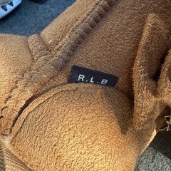 R.L.B キッズブーツ 18cm リボン付き 女の子 あったか靴の画像