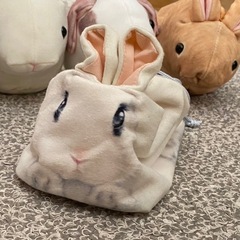フェリシモうさぎポーチ&巾着セットの画像