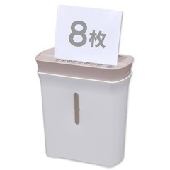 アイリスオーヤマ シュレッダー（P8GC アイボリー）の画像