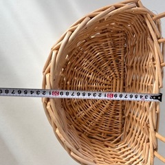 籐の籠の画像