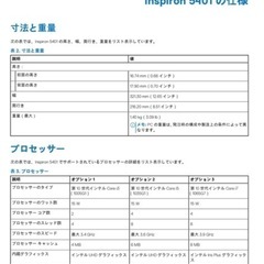 DELL Inspiron 14 5401の画像