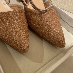 【着用一回のみ】結婚式パンプスの画像