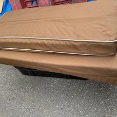 ニトリ　ダブルベッド　マットレス　ソファーになるの画像