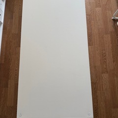 IKEA KALLAX ホワイト 4マス 収納棚 美品の画像