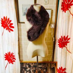 SAGA FOX(サガフォックス) ふわっふわもっふもふのダブルクリップファーマフラー、いかがでしょうか？の画像