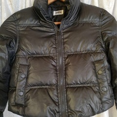 indie クロップドダウンジャケット 黒
の画像