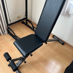 ベンチ台とダンベル（19kg）の画像