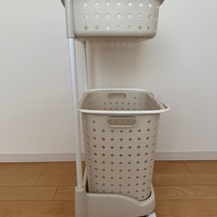 ランドリー　ラック　カートの画像