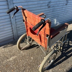車椅子アルミ小型ブレーキ付きの画像