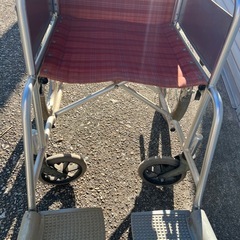 車椅子アルミ小型ブレーキ付きの画像