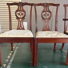 米国製★超希少 Baker Furniture 最高級 ダイニング アンティーク アームチェア★の画像