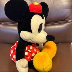 0円　レトロ　ミッキーマウスぬいぐるみ　レアの画像