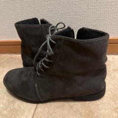 スウェードショートブーツLサイズの画像