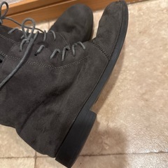 スウェードショートブーツLサイズの画像