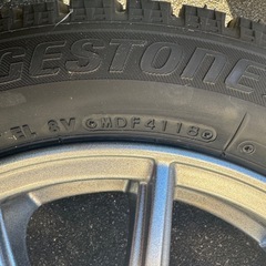 BRIDGESTONE VRX スタッドレス　155/65R14 ホイール付きの画像