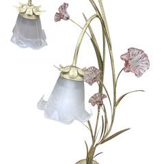 【レガストック川崎本店】キシマ フロアランプ スタンドライト フラワー アンティーク風の画像