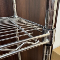 ルミナス　スチールラック 2段 シルバー 中型サイズの画像