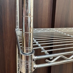 ルミナス　スチールラック 2段 シルバー 中型サイズの画像