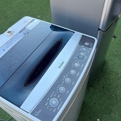 109L冷蔵庫・5.5Kg 洗濯機　家電セット 新生活　簡易乾燥付き　引越し　単身赴任の画像