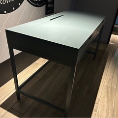 IKEA アレクス　デスク　ワークテーブル　グレーターコイズの画像