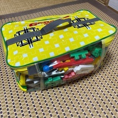 学研のニューブロック　でんしゃバッグの画像