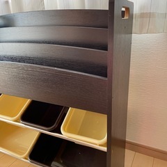 家具　本棚　おもちゃ入れ　の画像