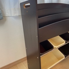 家具　本棚　おもちゃ入れ　の画像