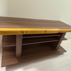 木製テレビ台の画像