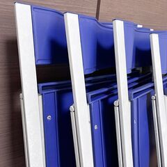 ArrMet アーメット チェア イタリア製 4脚 薄型 折りたたみ 折り畳み スタッキング 椅子 都内直渡割引有 検 無印 イケア IKEA axona MILOの画像