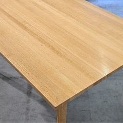 オーク無垢材 ナチュラル ダイニング 食卓 作業机 リビング オフィス_カリモクの画像