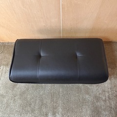 オットマン　ローチェア　スツール　ブラックの画像