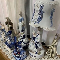 30日まで　オランダデルフト焼きなど、焼き物セットの画像