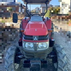 三菱 トラクター GO340 自動水平 倍速 パワステ 旋回アップ  1665時間 本体のみ 中古 引き取り限定の画像